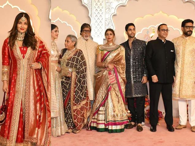 aishwarya rai bachchan anant ambani wedding