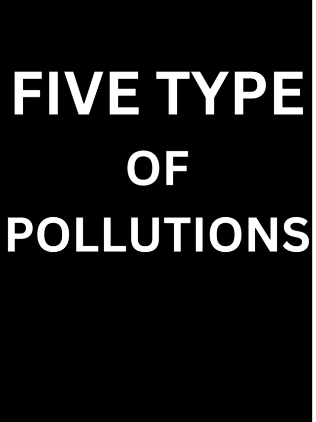 FIVE TYPE OF POLLUTIONS